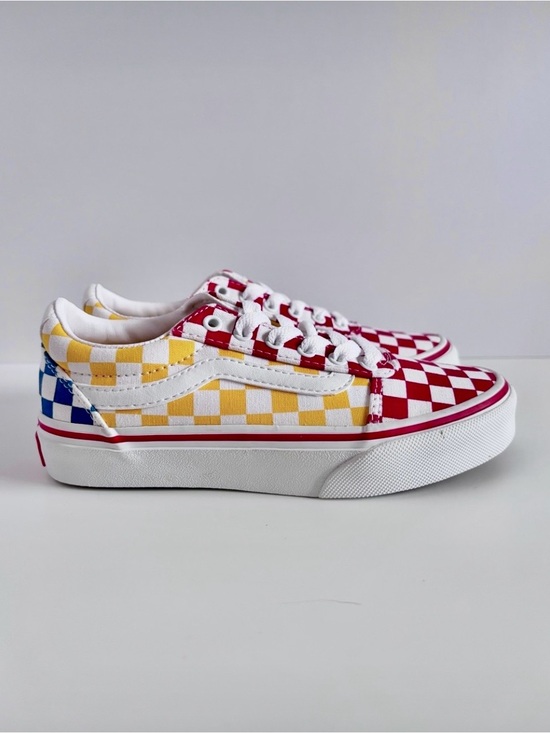 Vans Other - NWOT Vans Checkerboard Little Kid Sneakers Multicolor Lace-Up Unisex Size 13